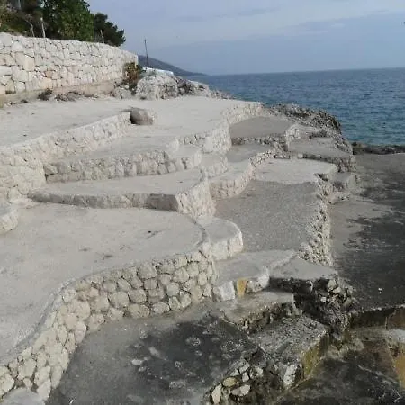 In Okrug Gornji With Seaview, Balcony, Air Condition, Wifi